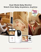 5" 1080P Smart Baby Monitor Camera with Cry Detection, Night Vision & Two-Way Talk
