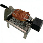 Electric Rotating Oven, 360° Rotisserie Grill Oven with Adjustable Temperature Control for BBQ, Roasting & Outdoor Cooking