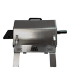 Double-Row Electric Rotating Grill, 360° Automatic BBQ Rotisserie Grill with Even Heating for Outdoor Cooking, Backyard & Camping