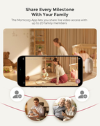 5" 1080P Smart Baby Monitor Camera with Cry Detection, Night Vision & Two-Way Talk