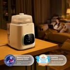 Baby Bottle Washer Sterilizer and Dryer, All-in-One Automatic Bottle Cleaning Machine