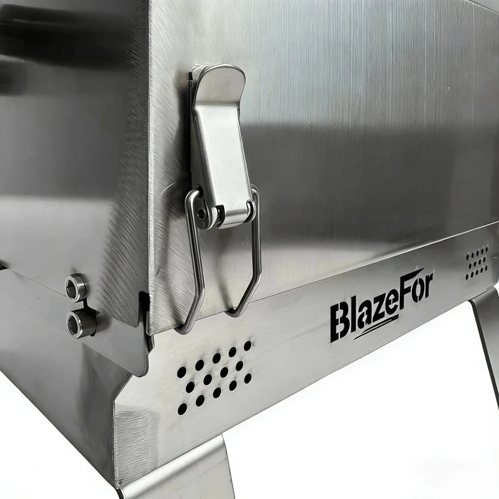 Electric Rotating Oven, 360° Rotisserie Grill Oven with Adjustable Temperature Control for BBQ, Roasting & Outdoor Cooking