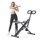 2-in-1 LCD Squat Row Machine for Leg Glute Training