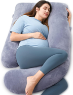 Pregnancy Pillow for Sleeping, U Shaped Full Body Maternity Pillow with Back, Belly & Leg Support