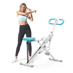2-in-1 LCD Squat Row Machine for Leg Glute Training