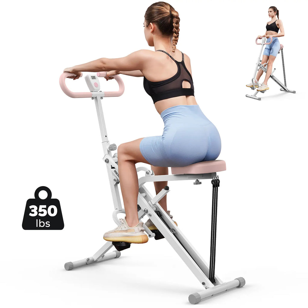 2-in-1 LCD Squat Row Machine for Leg Glute Training