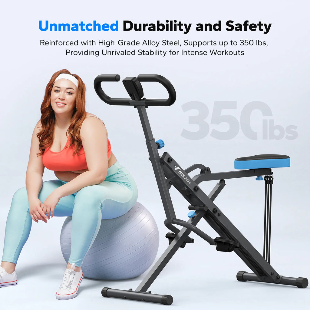 2-in-1 LCD Squat Row Machine for Leg Glute Training