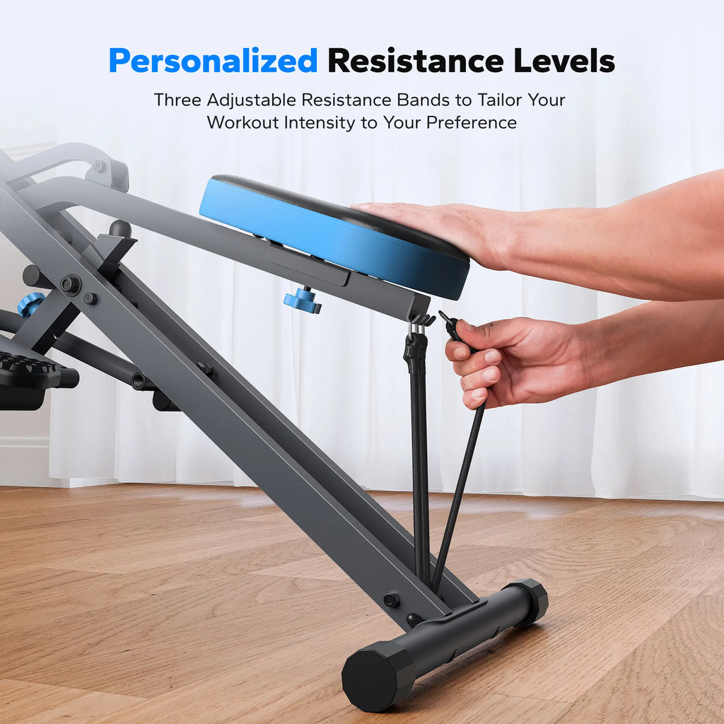 2-in-1 LCD Squat Row Machine for Leg Glute Training